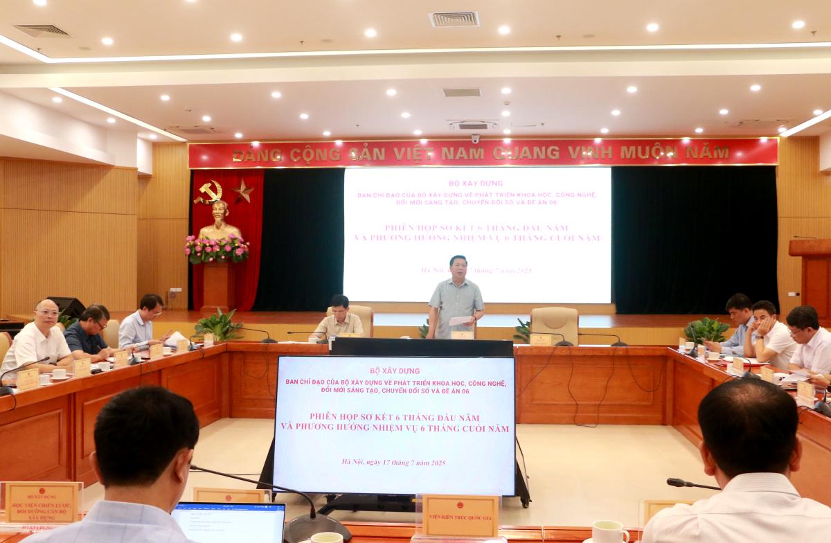 Sơ kết 6 tháng đầu năm 2025 về công tác phát triển khoa học, công nghệ